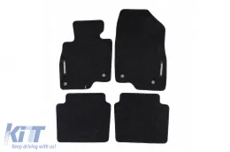image-72-Textile floor mats from the Horizon series by Frogum suitable for Mazda 6 2012-2024, set of 4 pieces, black
