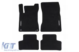 image-78-Textile floor mats from the Horizon series by Frogum suitable for Mercedes GLA H247 after 2019, set of 4 pieces, black