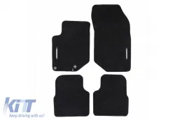 image-19-Textile floor mats from the Horizon series by Frogum suitable for Peugeot 2008 after 2019, set of 4 pieces, black