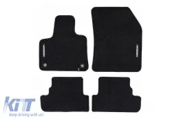 image-22-Textile floor mats from the Horizon series by Frogum suitable for Peugeot 3008 Hybrid 2016-2024, set of 4 pieces, black