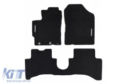 image-75-Textile floor mats from the Horizon series by Frogum suitable for Toyota Yaris Hybrid 2011-2017, set of 3 pieces, black