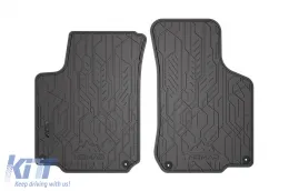 image-70-Specific front rubber mats suitable for Frogum NOMAD series for Seat Leon, Toledo 1998-2005, Skoda Octavia 1996-2010, Volkswagen Golf IV 1997-2004, Jetta 1998-2005, New Beetle 1997-2010, 2-piece set, 
