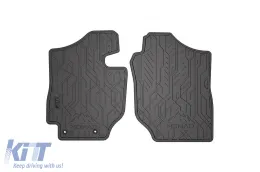 image-33-Specific front rubber mats suitable for Suzuki Jimny after 2018, 2-piece set, black color