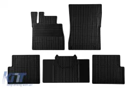 image-56-Rubber mats Gumarny Zubri suitable for Mercedes G class W463 1990-2018 long wheelbase, 5-piece set, black color