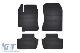 image-62-Specific rubber mats suitable for Lexus IS 200 1998-2005, 4-piece set, black color from Frogum El Toro series