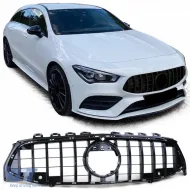 image-64-Sport grille black gloss suitable for Mercedes CLA X118 from 19