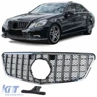 image-79-Sport grille black chrome for Mercedes E W212 S212 pre-facelift 09-13