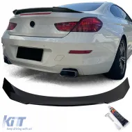 image-29-Ducktail rear spoiler black gloss fits 6 Series BMW F12 Convertible F13 Coupe 11-18