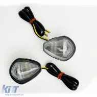 image-40-Motorcycle clear glass LED surface-mounted indicators for Honda CBF125 125R 250R with E-mark