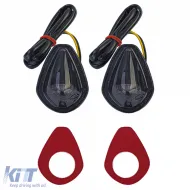 image-3-LED motorcycle surface-mounted indicators Smoke for Honda CBF125 125R 250R with E-mark
