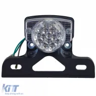 image-2-Motorcycle Universal Custom LED Taillight Revolver with License Plate Holder + Light