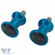 image-55-Keiti Alu Bobbins Swingarm Protectors Stand Mount Racing Adapter Set M8 Blue