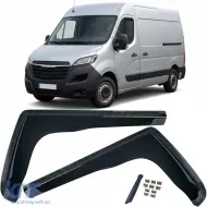 image-22-Wind deflector rain deflector 2-piece black tinted for Opel Movano C from 2021