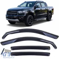 image-5-Windabweiser Regenabweiser 4-teilig Schwarz für Ford Ranger T8 2019-2022