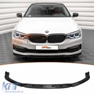 image-59-G30 Standard 3 Pieces Front Lip Piano Black ABS / 2017 - 2020