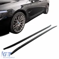 image-69-F01 Max Side Skirt Piano Black Vacuum Plastic / 2009-2013
