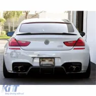 image-7-F06 Grand Coupe M4 Style Rear Trunk Spoiler Piano Black ABS / 2012-2018