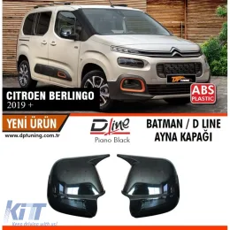 image-37-Berlingo Batman Mirror Cover Piano Black / 2019 After
