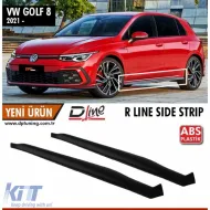 image-64-Golf 8 R Line Side Skirts Raw Surface Vacuum Plastic / 2019 -