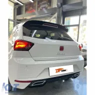 image-70-ibiza Mk5 Sport Diffuser With Exhaust Tips Piano Black Vacuum Plastic / 2017