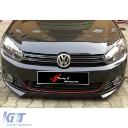 image-72-Golf MK6 Rieger Model Front Lip Raw Surface Vacuum Plastic / 2008-2012