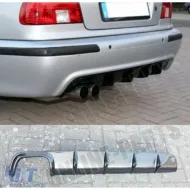 image-56-Single ribbed diffuser suitable for BMW E39 black piano lacquer