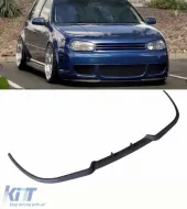 image-4-Front lip spoiler / knife / add-on suitable for Golf 4 with R32 bumper