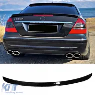 image-13-Trunk spoiler suitable for Mercedes E Class W211 black piano finish