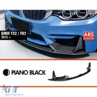 image-24-Spoiler suitable for Front Bumper, suitable for BMW F80 M3 Sedan F82 M4 Coupe F83 M4 Cabriolet (2014-2019) CS Style