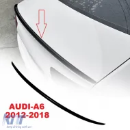 image-34-Trunk spoiler suitable for Audi A6 C7 2011-2018 sedan Black piano lacquer