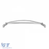 image-43-Aluminum front strut brace polished suitable for BMW 1 Series E81 E82 E87 petrol models from 04