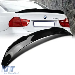 image-33-E90 PSM Style Rear Spoiler Piano Black ABS / 2004-2011