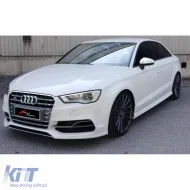 image-43-A3 8V Sedan S3 Style Side Skirts Raw Surface Vacuum Plastic / 2012-2019