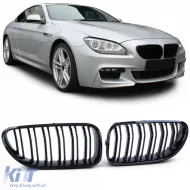 image-38-Sport double-slat performance gloss grille suitable for BMW 6 Series F06 F12 F13