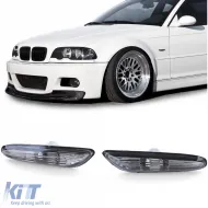 image-7-Side indicators Black Smoke suitable for BMW 3 Series E46 00-01 5 Series E60 E61 X3 E83