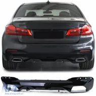 image-61-Performance gloss rear diffuser suitable for 5 Series BMW G30 G31 from 16 520 525 530 540