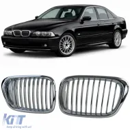image-39-Sport front grille chrome fits 5 Series BMW E39 Sedan Touring 1995-2003