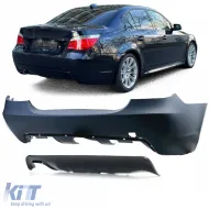 image-10-Rear bumper sport + rear diffuser gloss suitable for BMW E60 sedan 03-07