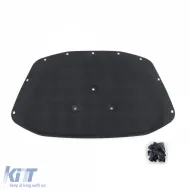 image-44-Insulation mat for engine hood with clips for Skoda Octavia II 1Z 04-13