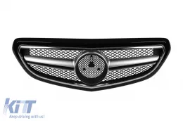 image-63-Chrome/black grille type A Design suitable for Mercedes W212 2014-2016 Classic