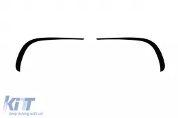 image-64-Aero strips suitable for front A Design-Line bumper of Mercedes CLS C257 after 2018, black lacquer