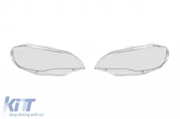 image-62-Headlight glass set suitable for BMW X6 E71 2008-2013, left and right