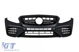 image-44-Front A design bumper suitable for Mercedes E-Class W213 sedan, S213 estate 2016-2019, for the model without active flaps