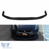 image-34-GT-R R35 MK1 Max V2 Front Lip Piano Black Vacuum Plastic / 2007-2010
