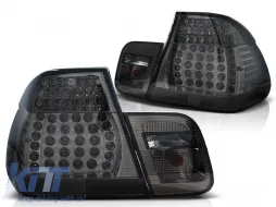 image-0-LED TAIL LIGHTS SMOKE fits BMW E46 09.01-03.05 SEDAN