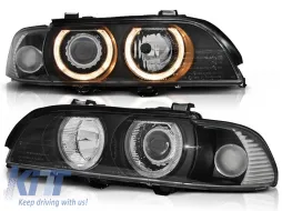 image-29-HEADLIGHTS ANGEL EYES BLACK fits BMW E39 09.95-06.03