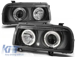 image-9-HEADLIGHTS ANGEL EYES BLACK fits VW VENTO 01.92-08.98