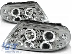 image-29-HEADLIGHTS ANGEL EYES CHROME fits VW PASSAT 3BG 09.00-03.05