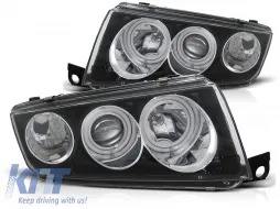 image-2-HEADLIGHTS ANGEL EYES BLACK fits SKODA FABIA I 12.99-08