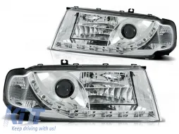 image-2-HEADLIGHTS DAYLIGHT CHROME fits SKODA OCTAVIA I 08.00-10